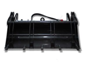 Κουβάς με αρπάγη κροκόδειλο 1640mm με 2 μπουκάλες και Eurohitch για σύνδεση σε φορτωτή, διαβολάκι, τρακτέρ με φορτωτή EHBC161