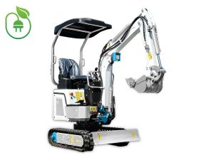Μικρός ερπυστριοφόρος εκσκαφέας 1.2T, ηλεκτρικός, με περιστροφή στην μπούμα, πτυσσόμενες ερπύστριες, πλαϊνούς μοχλούς χειρισμού και γραμμή σφύρας EB12E-PRO Lithium