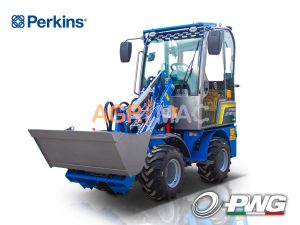 Μίνι σπαστός υδροστατικός τροχοφόρος φορτωτής με καμπίνα 4x4 4WD | LD07 HST Cab Perkins