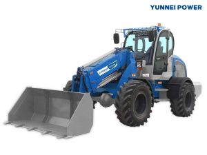 Τηλεσκοπικός σπαστός τροχοφόρος φορτωτής 4×4 4WD| Μέγιστη ανύψωση 4,8m| Ικανότητα φόρτωσης έως 2.3Τ| Καμπίνα A/C| STAGE V| T-LD23 Cab